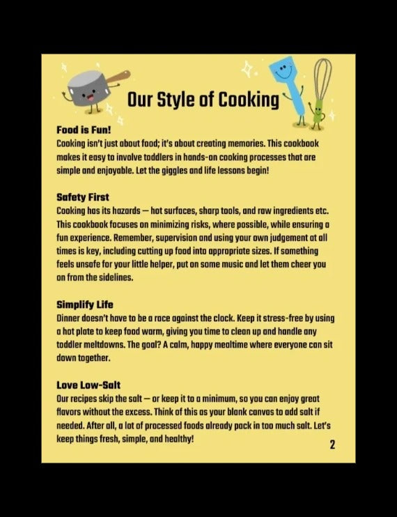 Toddler Cookbook - I Know What's In My Chicken Nuggets!